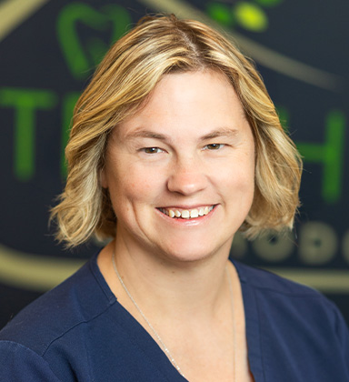 Orthodontic team member Sharon